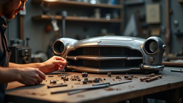 Personnalisez votre plaque de calandre pour un impact unique